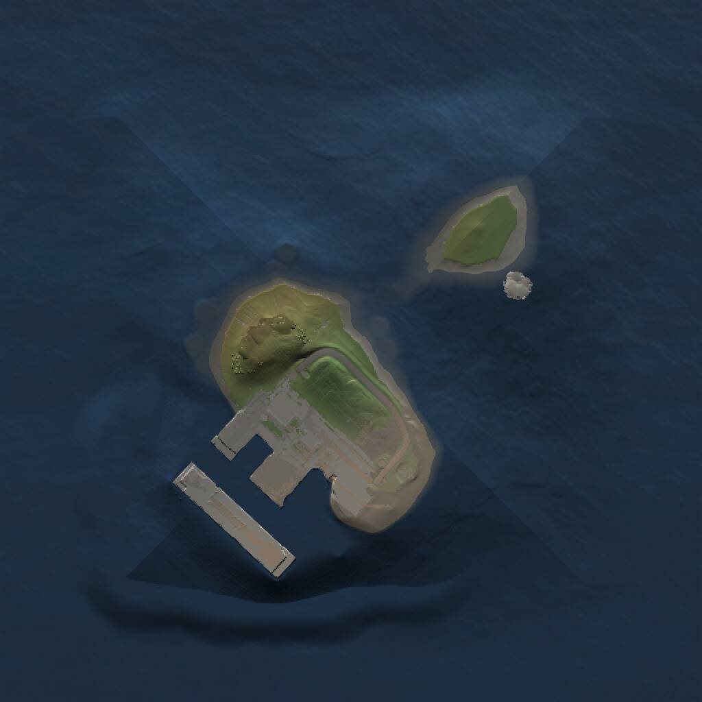 Rust Map: Procedural Map, Size: 1000, Seed: 344032843, 2 Monuments