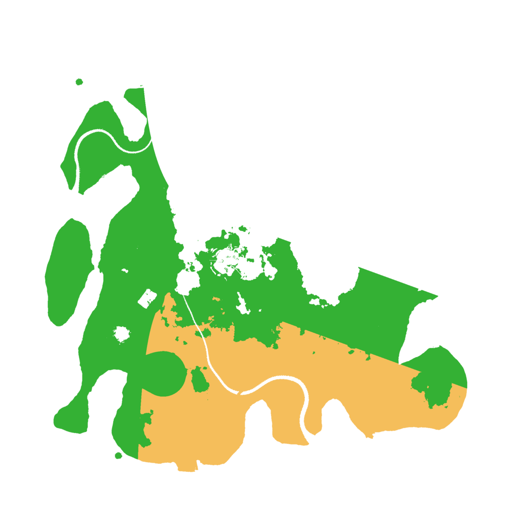 Biome Rust Map: Procedural Map, Size: 3000, Seed: 14480