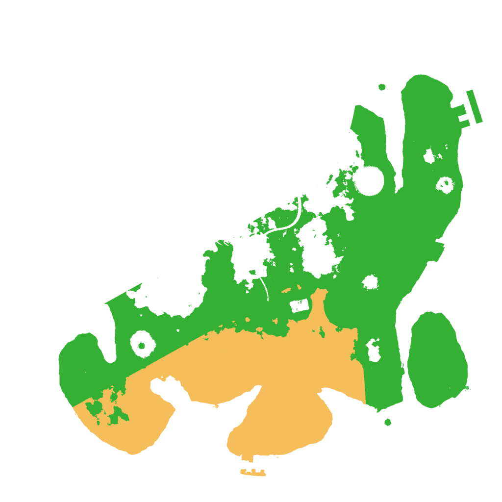 Biome Rust Map: Procedural Map, Size: 3000, Seed: 2474347