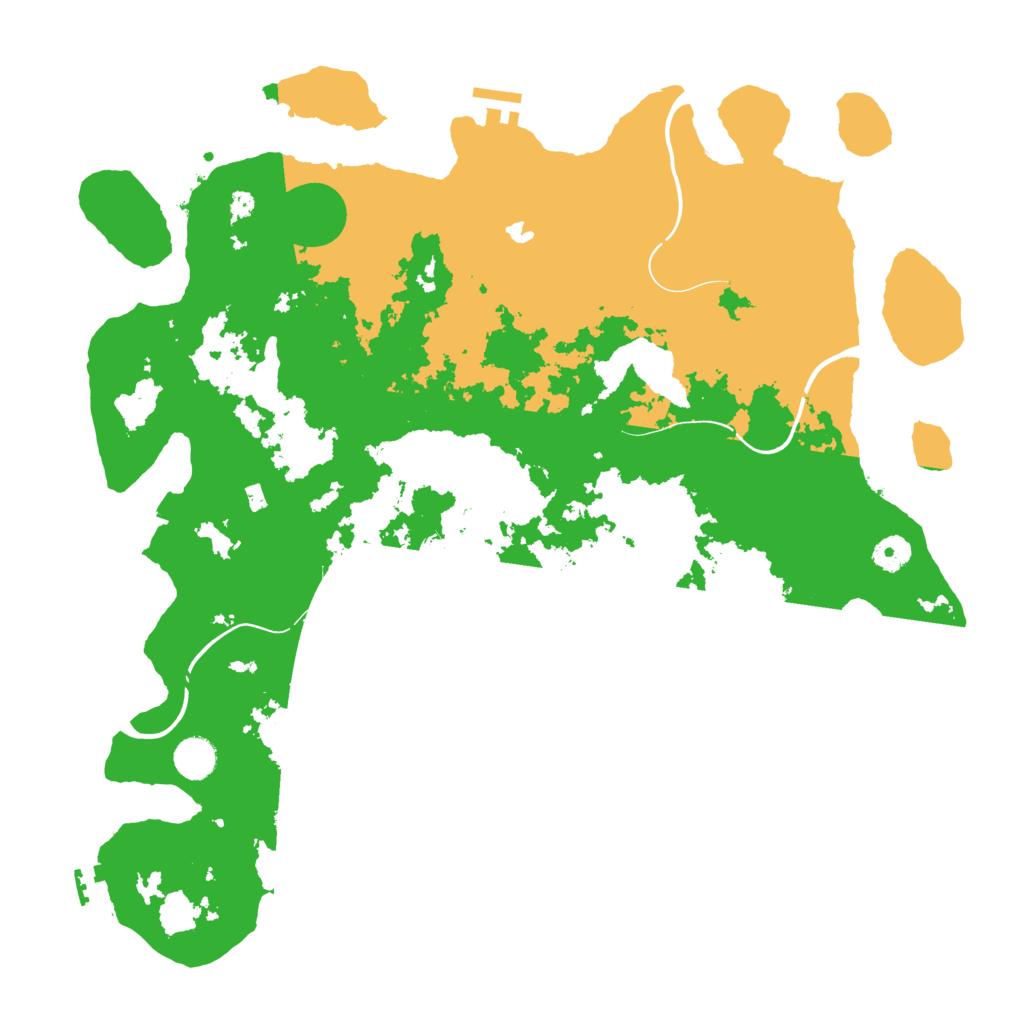 Biome Rust Map: Procedural Map, Size: 4250, Seed: 7290