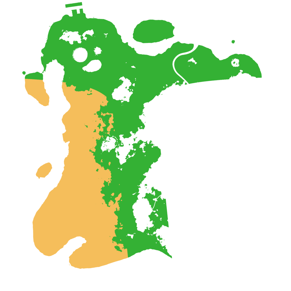 Biome Rust Map: Procedural Map, Size: 3500, Seed: 513412005