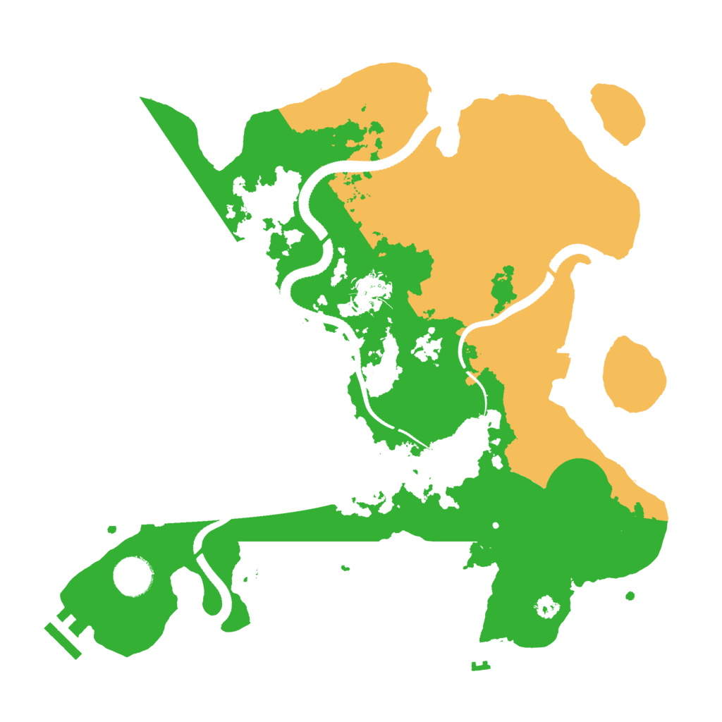 Biome Rust Map: Procedural Map, Size: 3240, Seed: 333827624
