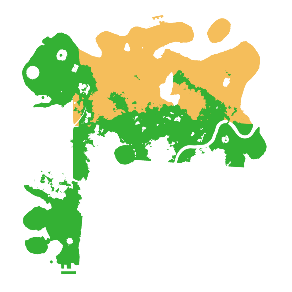 Biome Rust Map: Procedural Map, Size: 4000, Seed: 18701