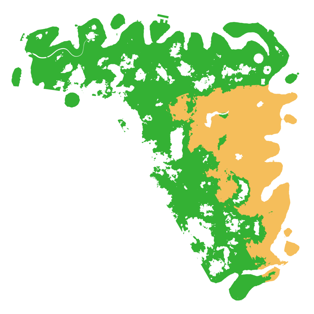 Biome Rust Map: Procedural Map, Size: 5686, Seed: 418027407