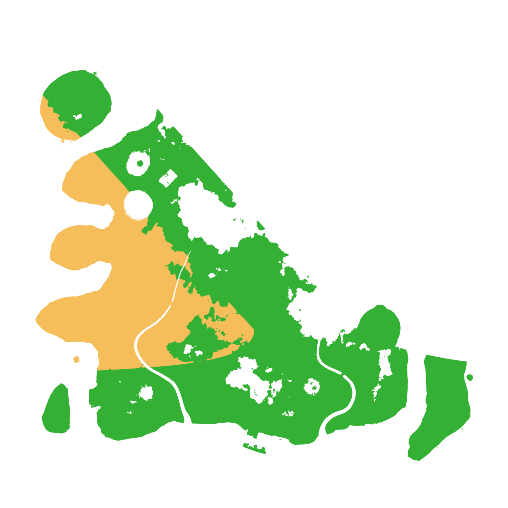 Biome Rust Map: Procedural Map, Size: 3200, Seed: 692662148