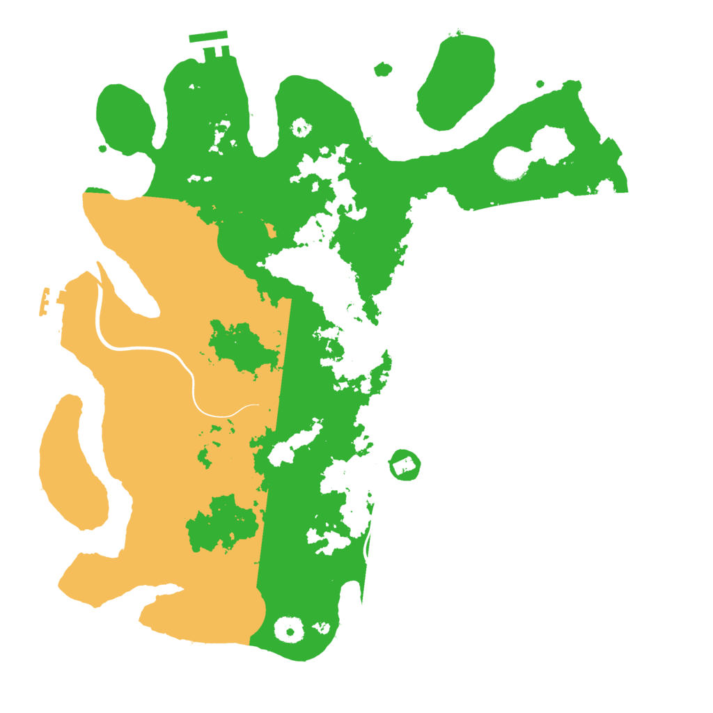 Biome Rust Map: Procedural Map, Size: 3750, Seed: 145564364