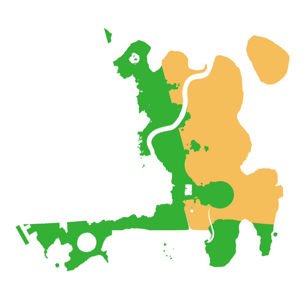 Biome Rust Map: Procedural Map, Size: 3000, Seed: 1207524245