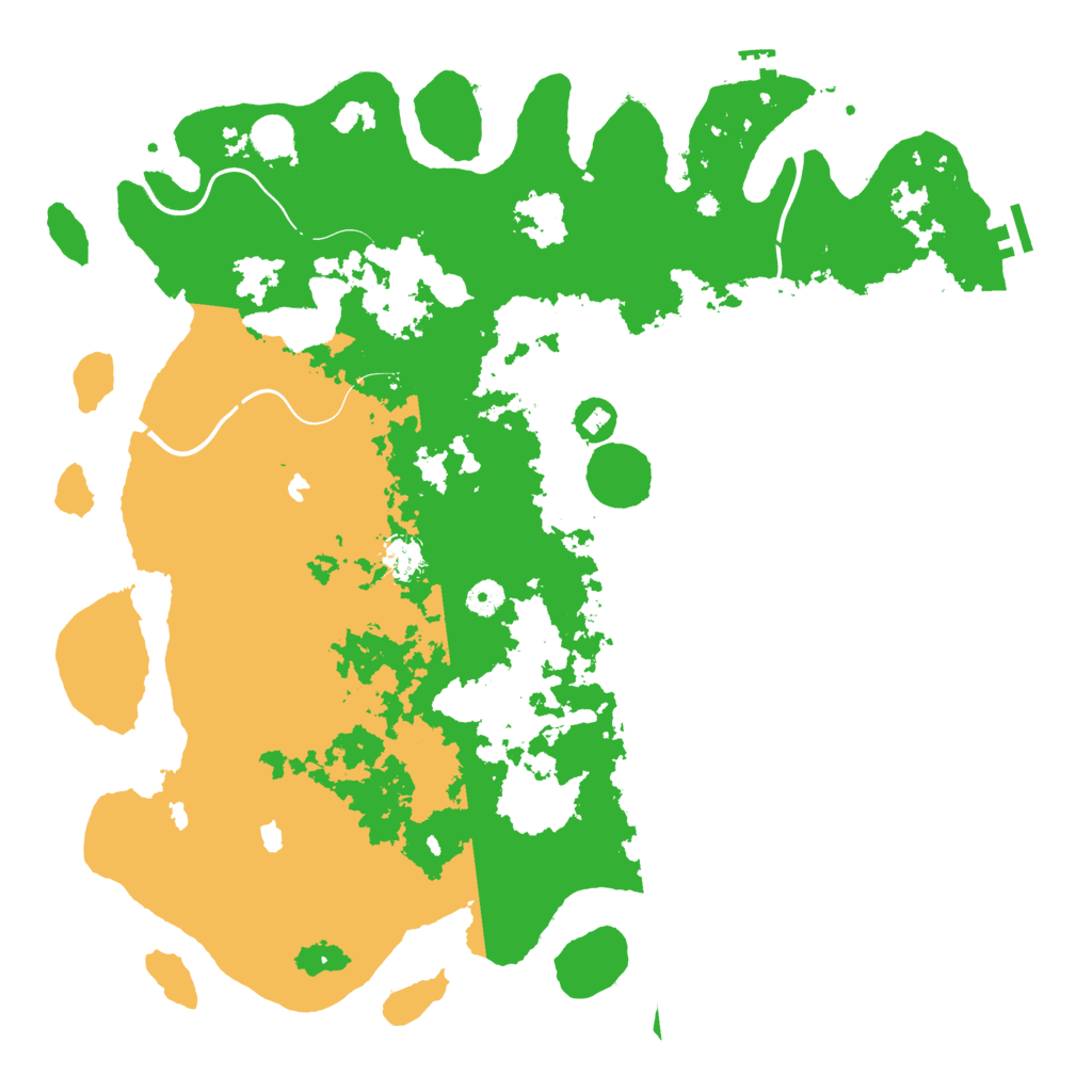Biome Rust Map: Procedural Map, Size: 4500, Seed: 954178904