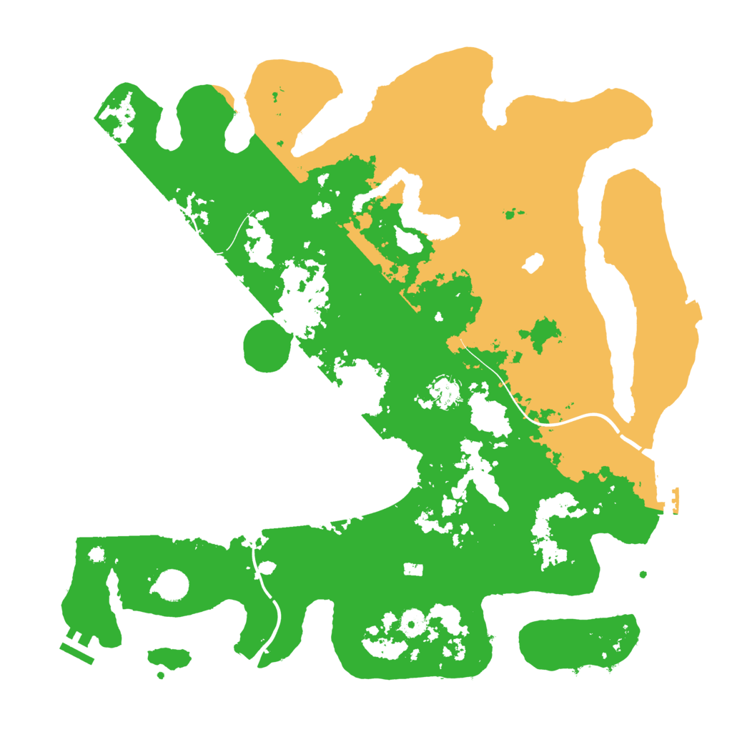 Biome Rust Map: Procedural Map, Size: 4100, Seed: 1600413096