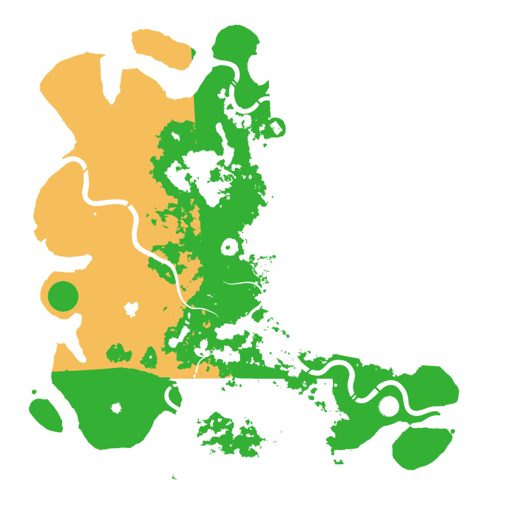 Biome Rust Map: Procedural Map, Size: 4400, Seed: 43881175