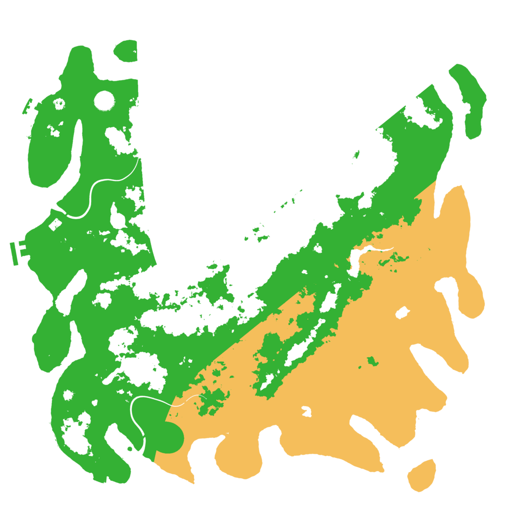 Biome Rust Map: Procedural Map, Size: 4500, Seed: 2145101346