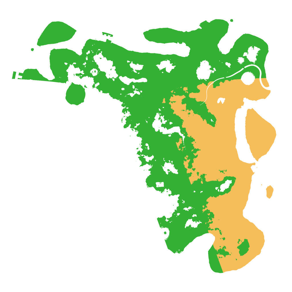 Biome Rust Map: Procedural Map, Size: 4000, Seed: 27931