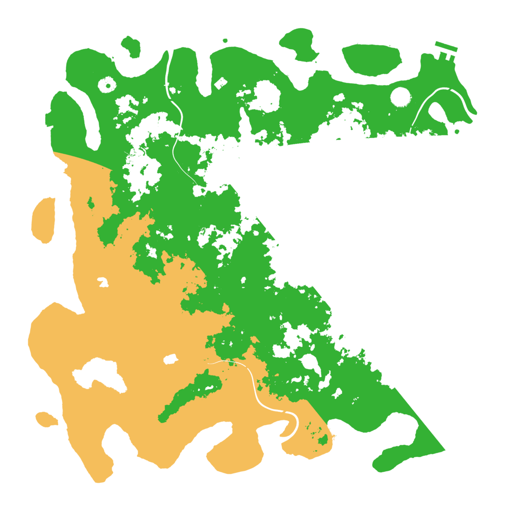 Biome Rust Map: Procedural Map, Size: 4500, Seed: 1737489409
