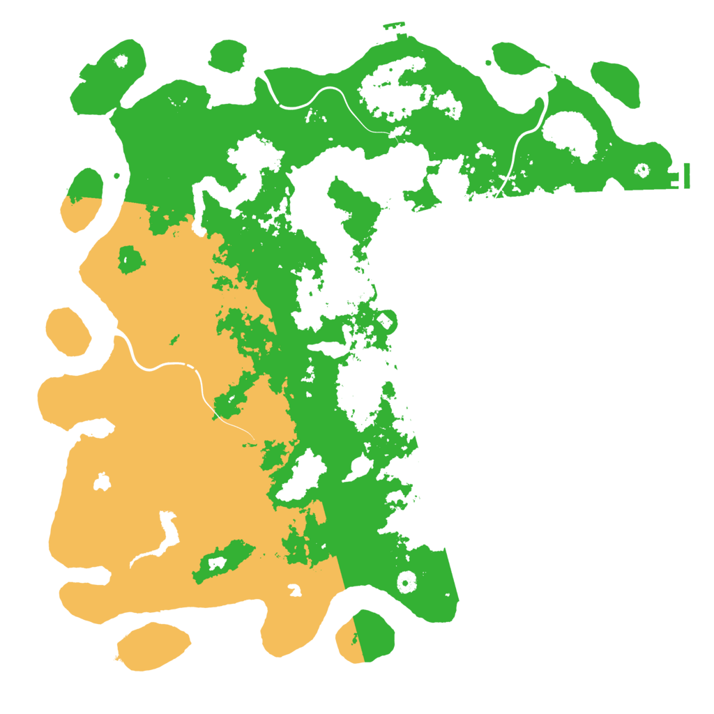 Biome Rust Map: Procedural Map, Size: 5000, Seed: 205676434