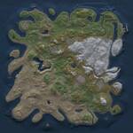 Thumbnail Rust Map: Procedural Map, Size: 4250, Seed: 1919322490, 15 Monuments
