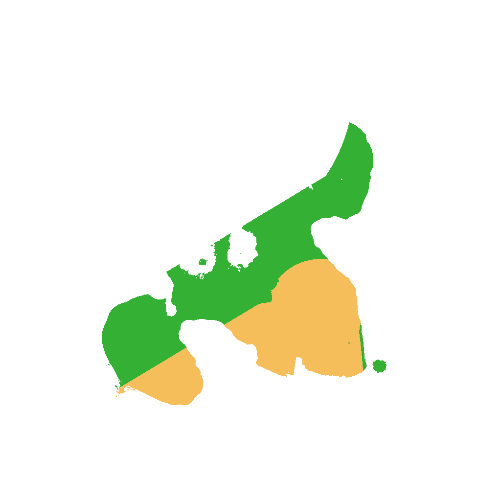 Biome Rust Map: Procedural Map, Size: 1500, Seed: 344032843