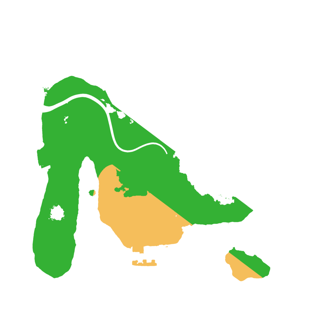 Biome Rust Map: Procedural Map, Size: 2000, Seed: 92747385