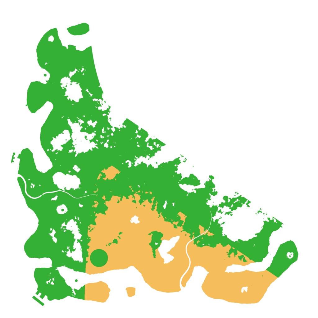 Biome Rust Map: Procedural Map, Size: 4700, Seed: 1363641290