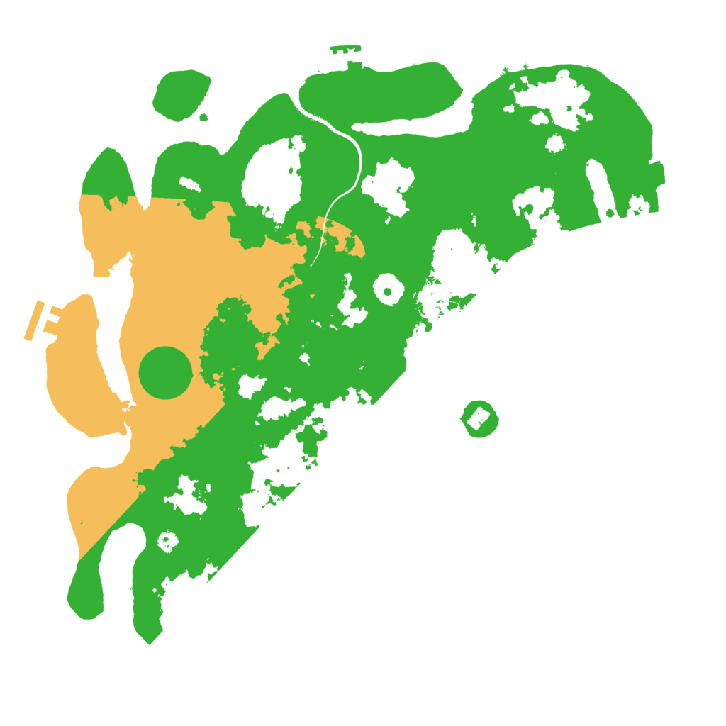 Biome Rust Map: Procedural Map, Size: 3600, Seed: 444944
