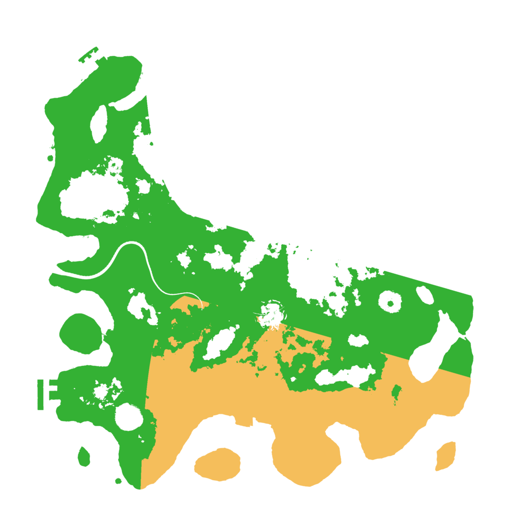 Biome Rust Map: Procedural Map, Size: 3500, Seed: 175716553