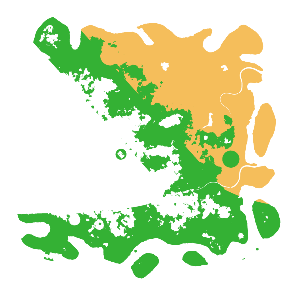 Biome Rust Map: Procedural Map, Size: 4500, Seed: 1617811010