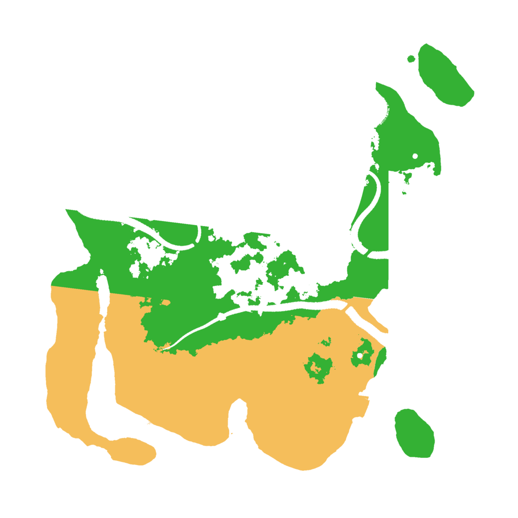 Biome Rust Map: Procedural Map, Size: 2800, Seed: 1395818976