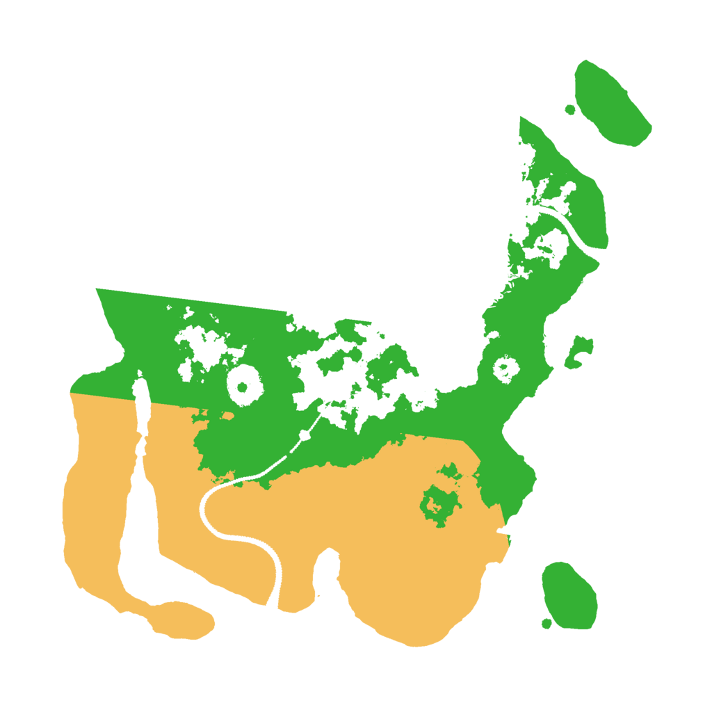 Biome Rust Map: Procedural Map, Size: 2800, Seed: 1395818976