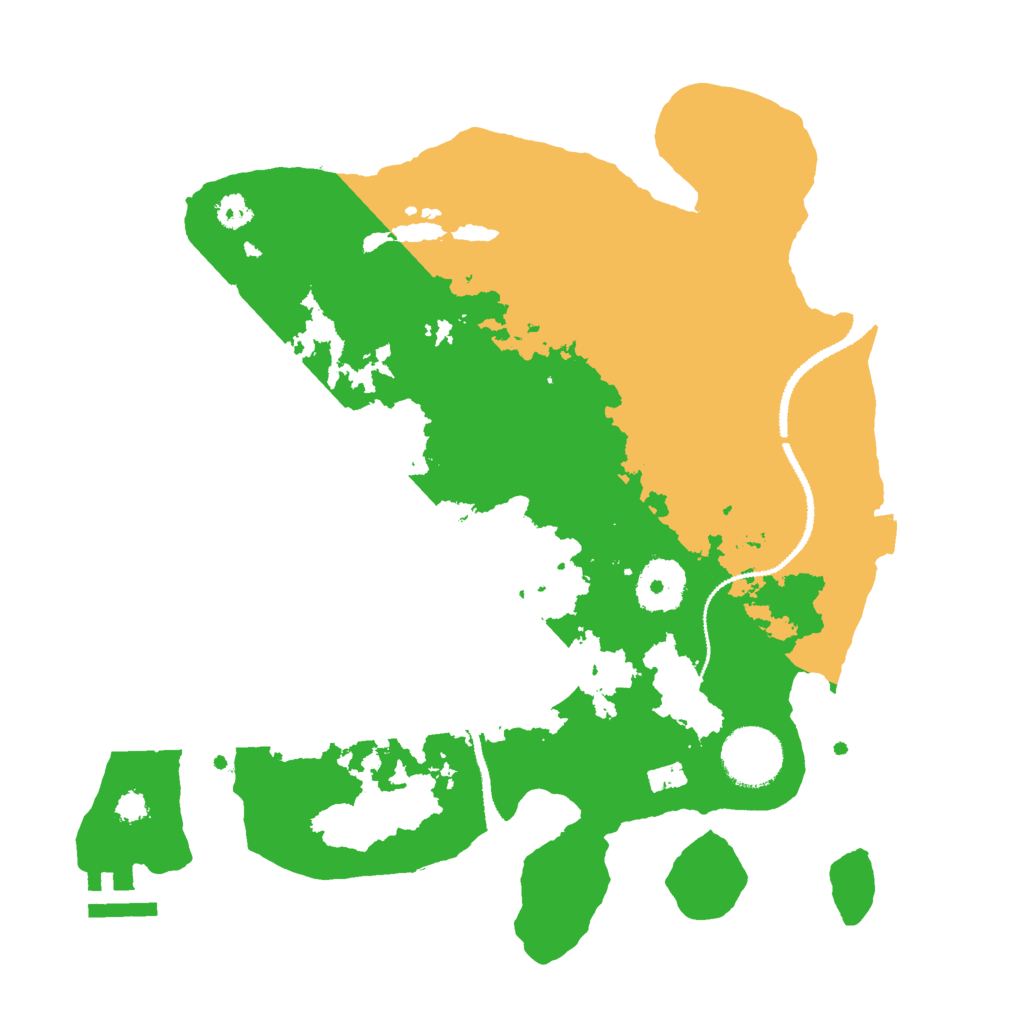 Biome Rust Map: Procedural Map, Size: 3000, Seed: 953934883