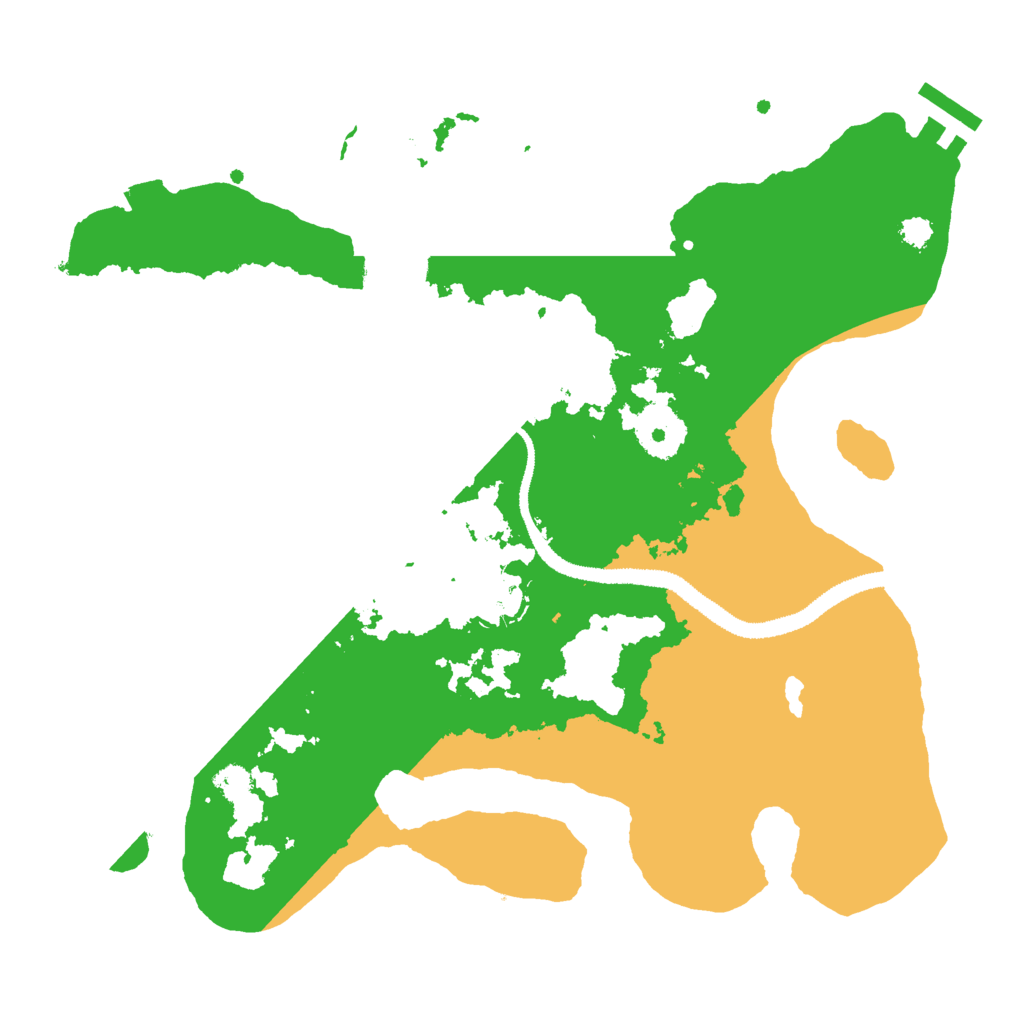 Biome Rust Map: Procedural Map, Size: 3000, Seed: 59893