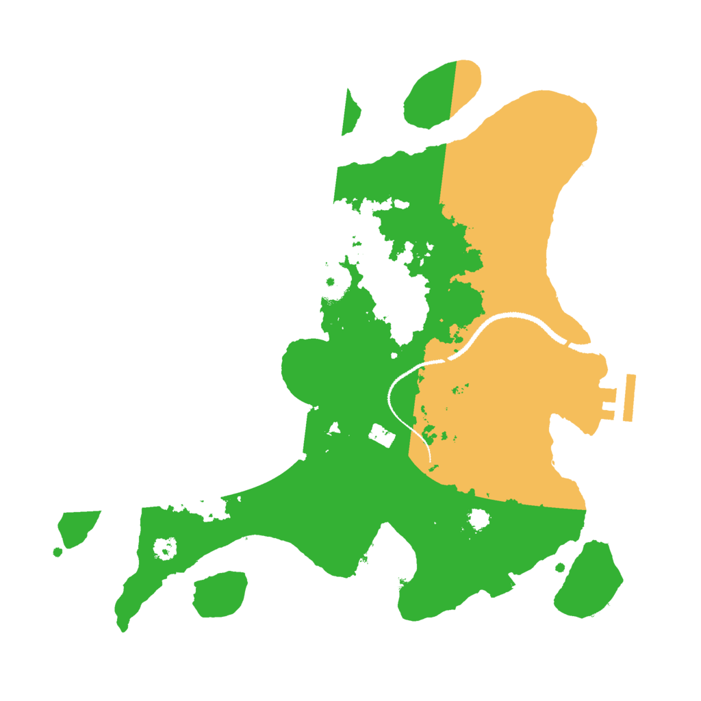 Biome Rust Map: Procedural Map, Size: 3000, Seed: 17216