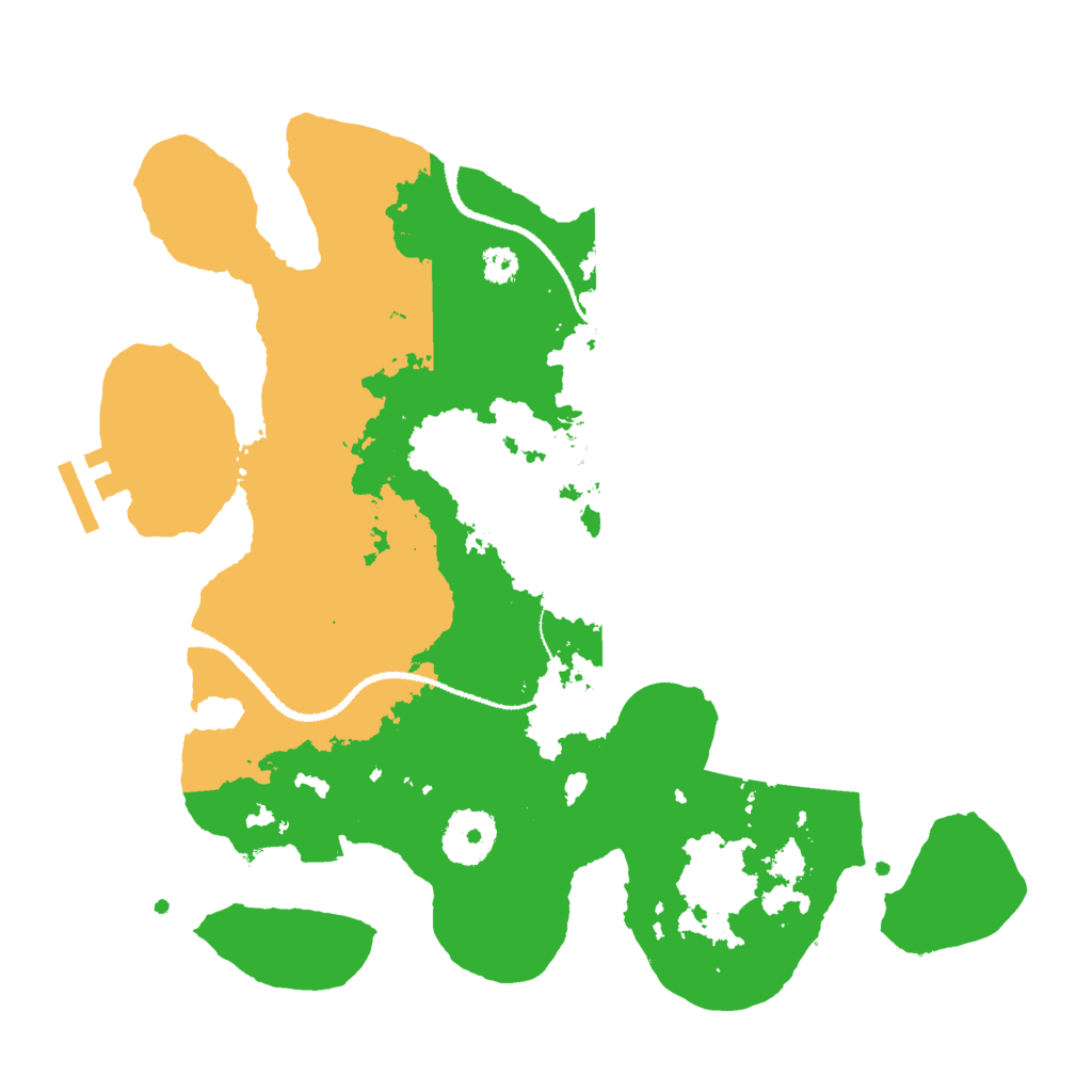 Biome Rust Map: Procedural Map, Size: 3000, Seed: 12962