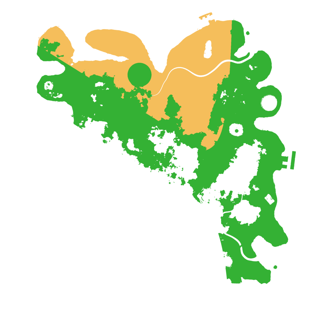 Biome Rust Map: Procedural Map, Size: 3500, Seed: 902687038