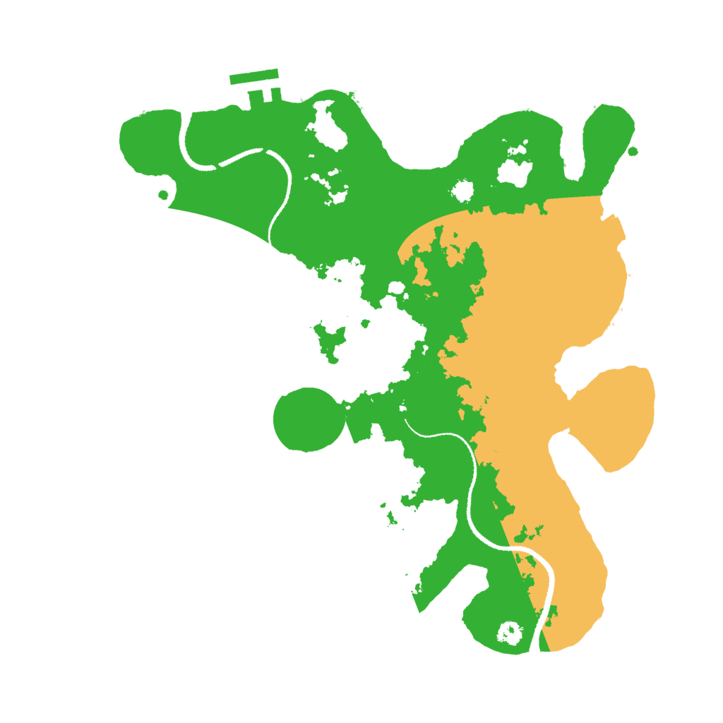 Biome Rust Map: Procedural Map, Size: 3000, Seed: 19870605