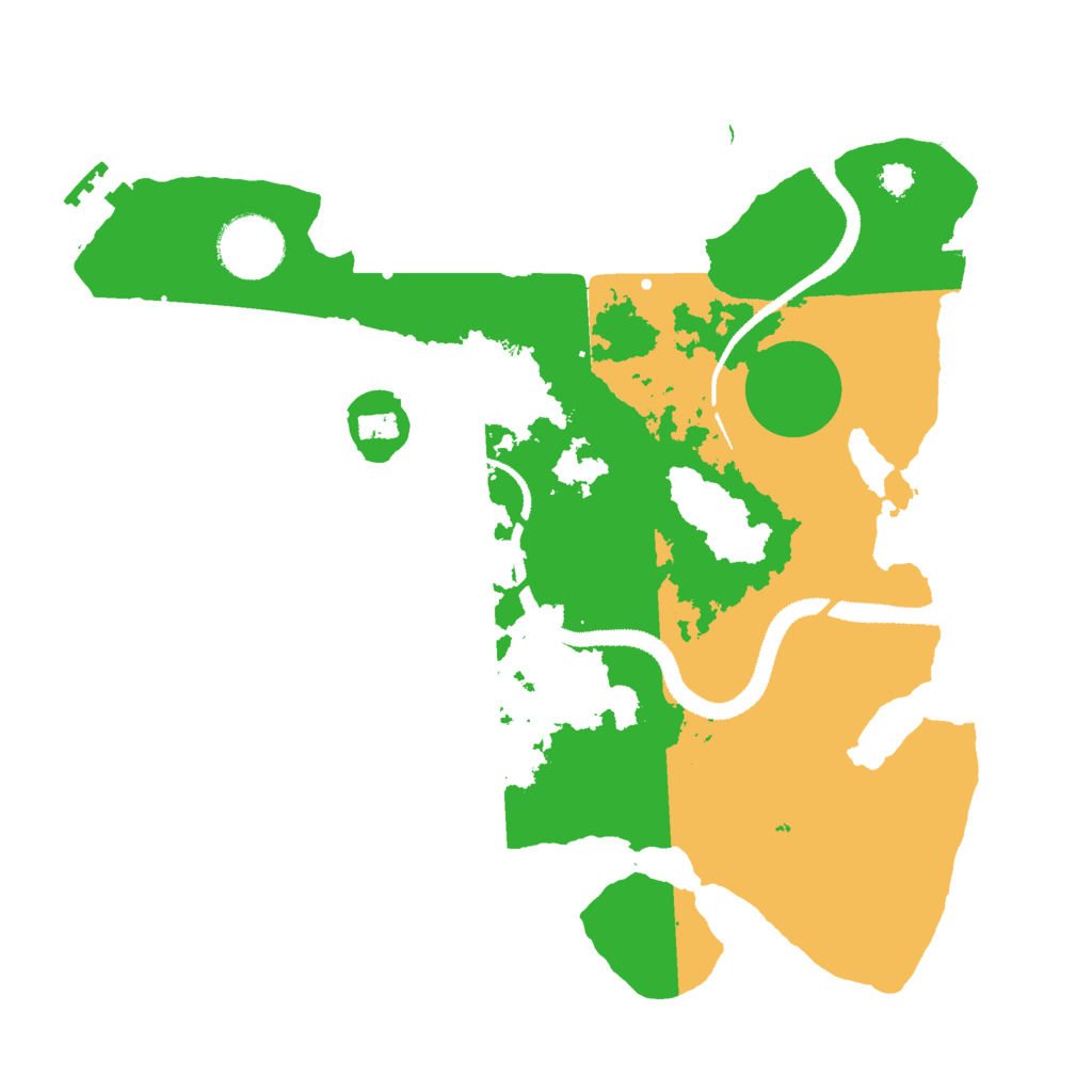 Biome Rust Map: Procedural Map, Size: 3000, Seed: 82685