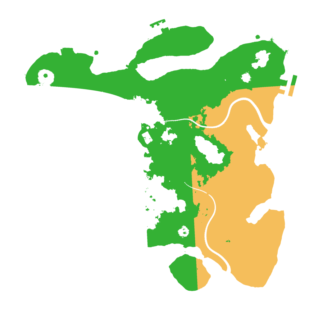 Biome Rust Map: Procedural Map, Size: 3000, Seed: 82685