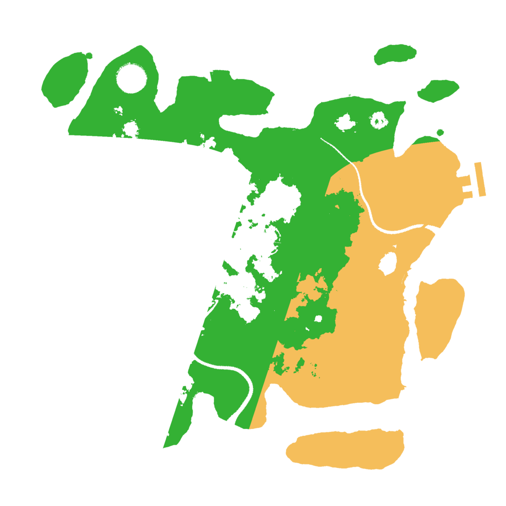Biome Rust Map: Procedural Map, Size: 3000, Seed: 769437192