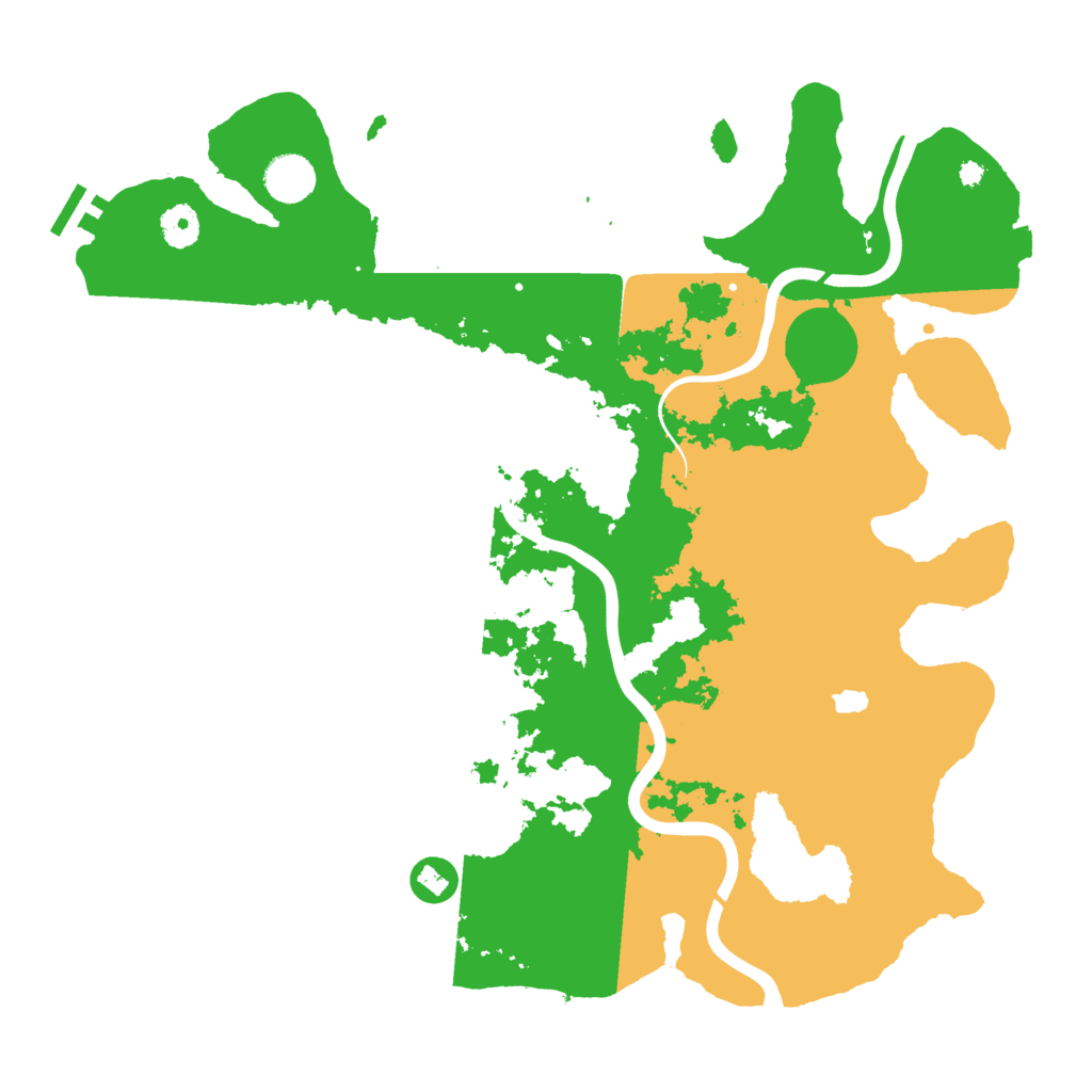 Biome Rust Map: Procedural Map, Size: 4000, Seed: 994638316