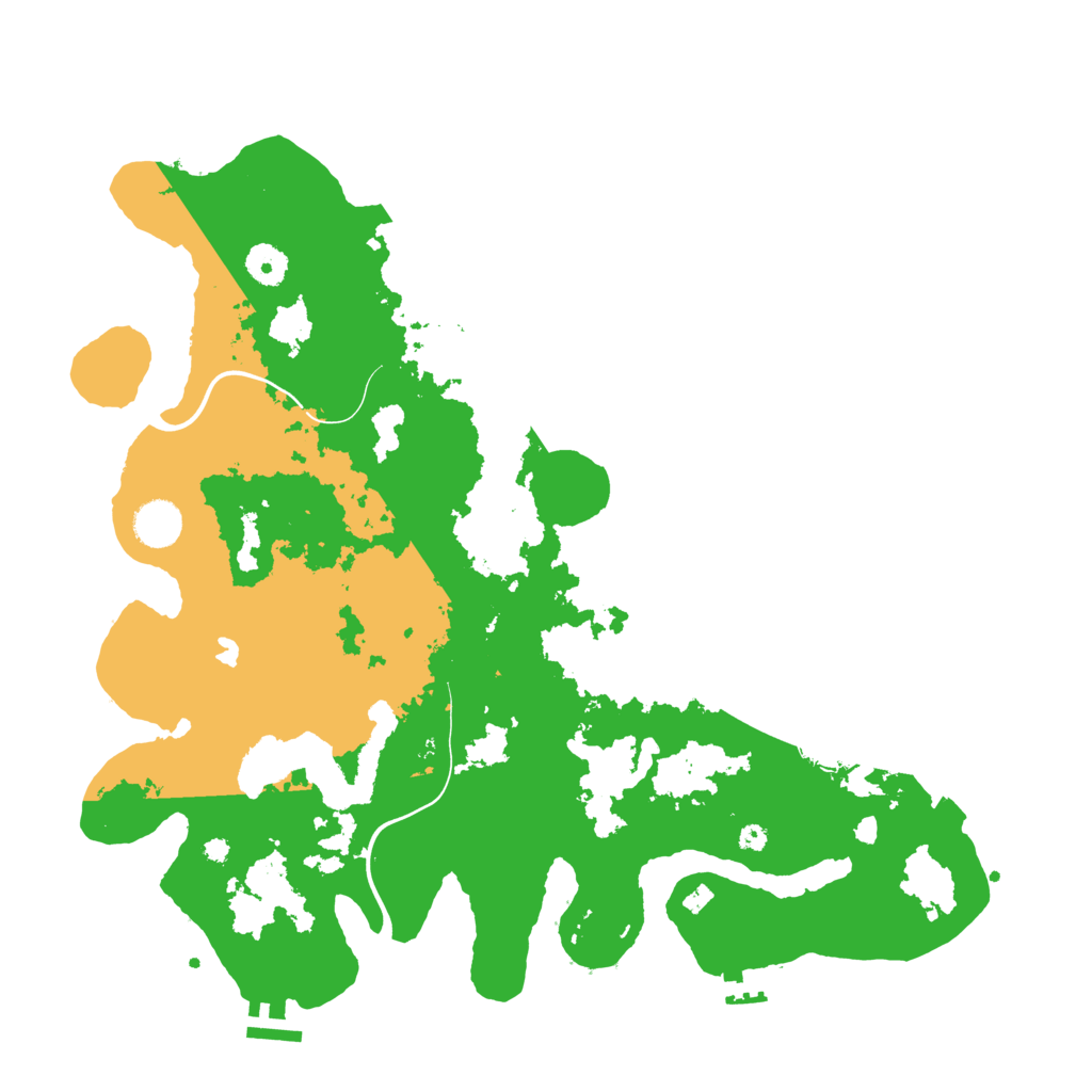 Biome Rust Map: Procedural Map, Size: 4000, Seed: 87645