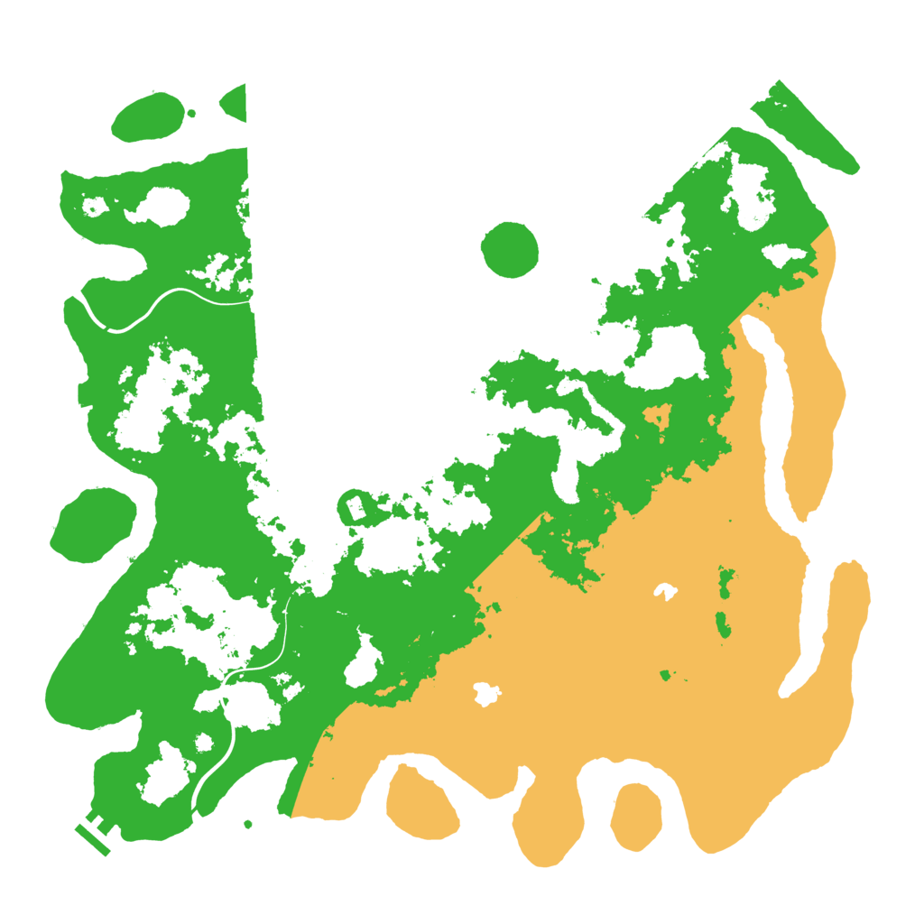 Biome Rust Map: Procedural Map, Size: 4500, Seed: 236956465