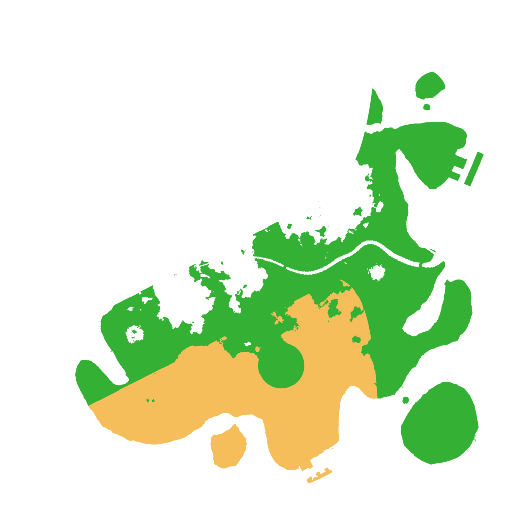 Biome Rust Map: Procedural Map, Size: 3000, Seed: 230083323