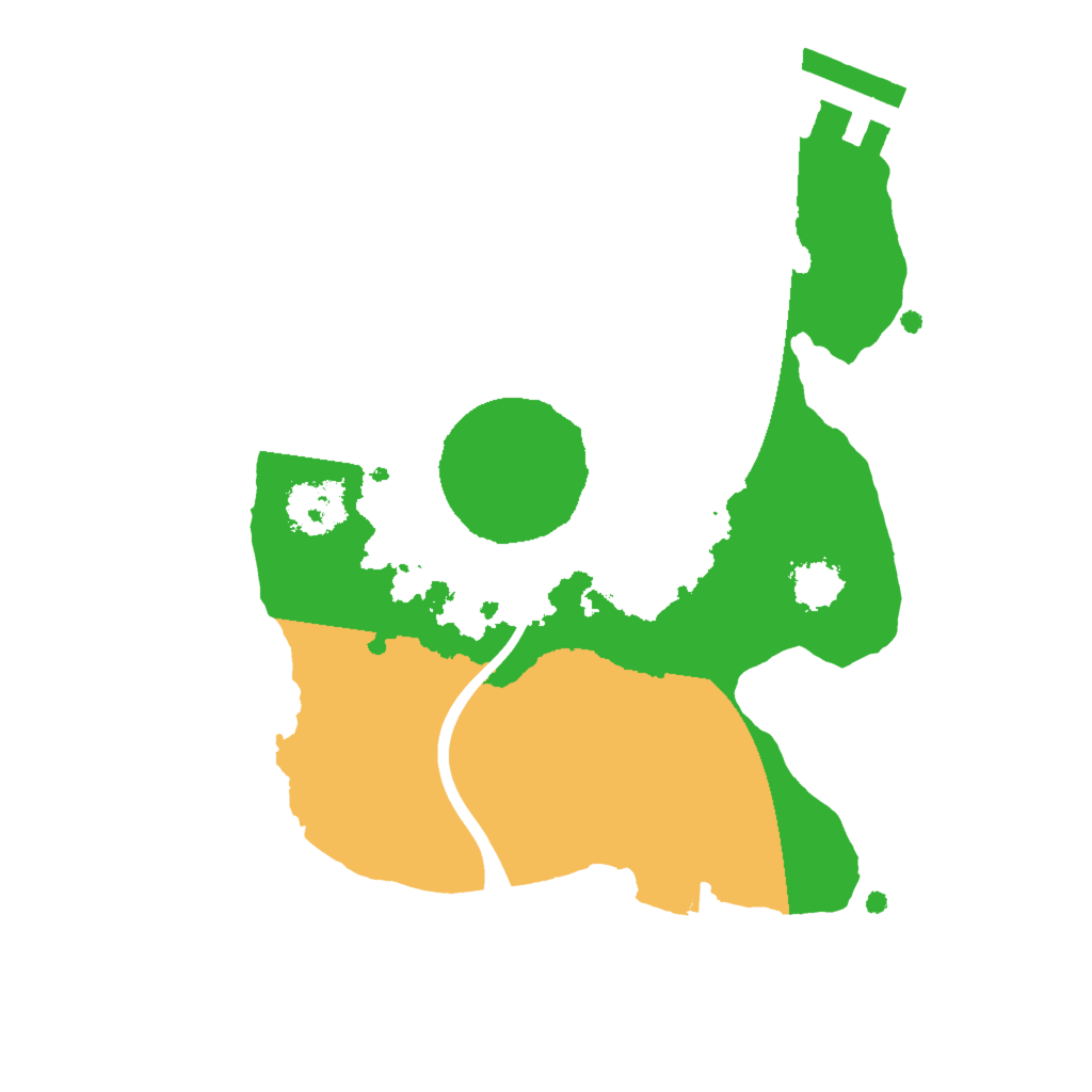 Biome Rust Map: Procedural Map, Size: 2000, Seed: 1099