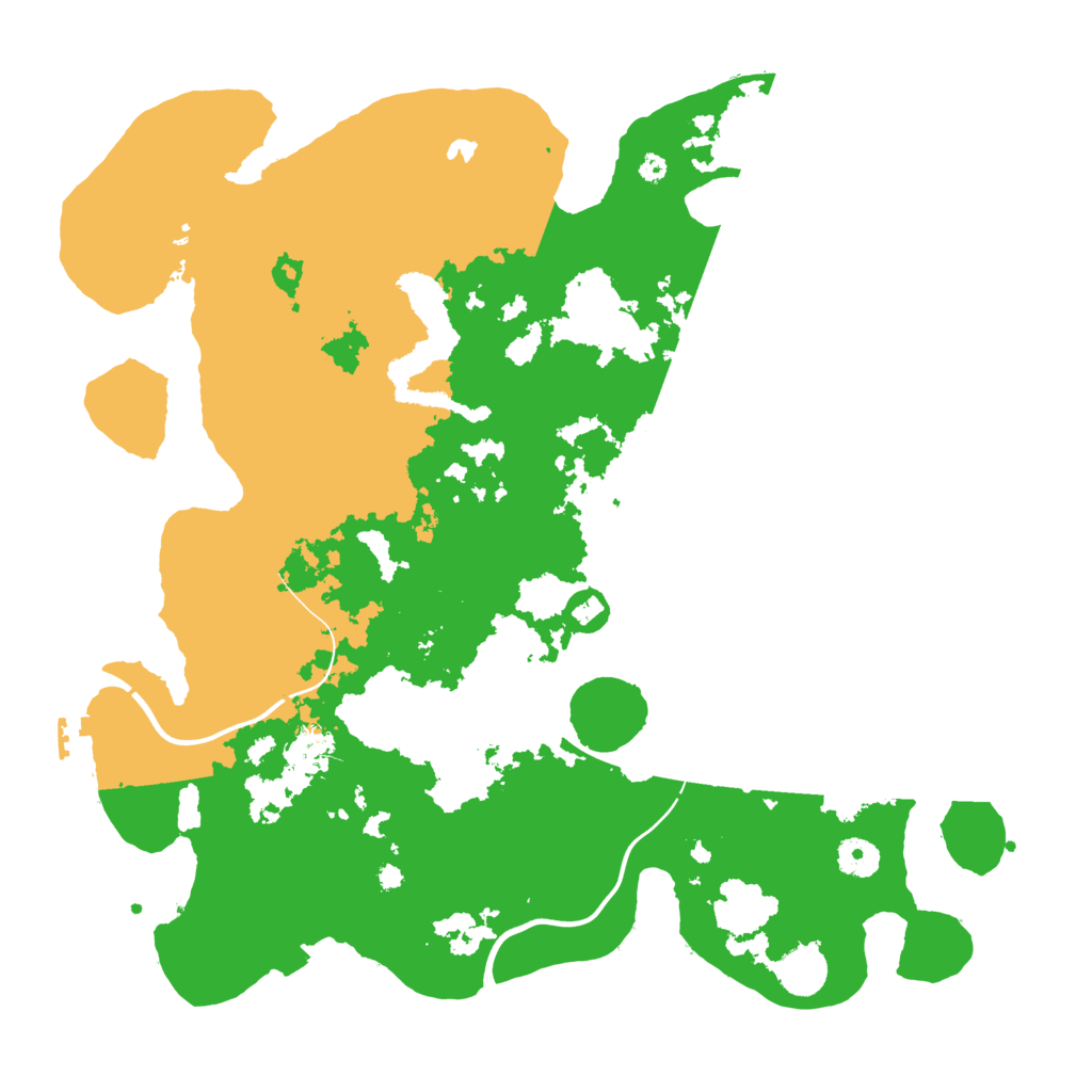 Biome Rust Map: Procedural Map, Size: 4000, Seed: 49984