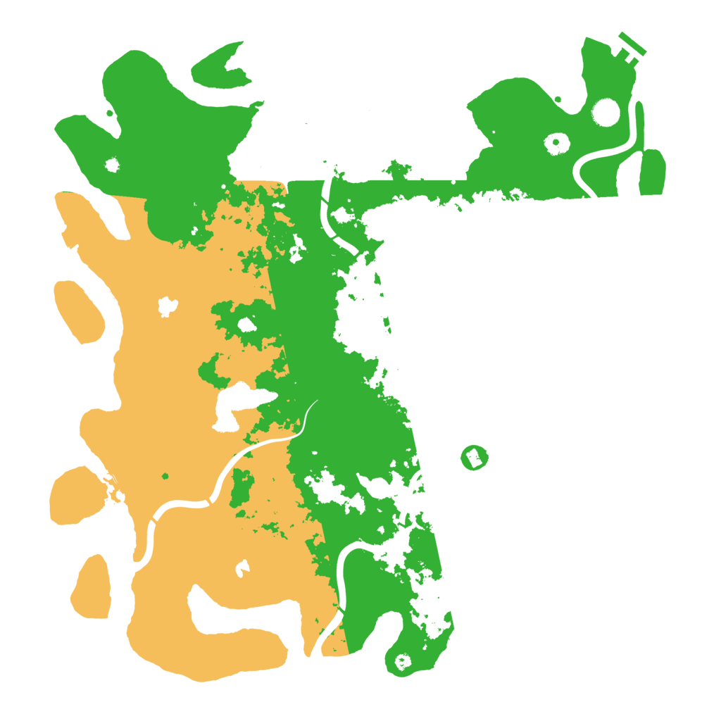 Biome Rust Map: Procedural Map, Size: 4550, Seed: 79352406