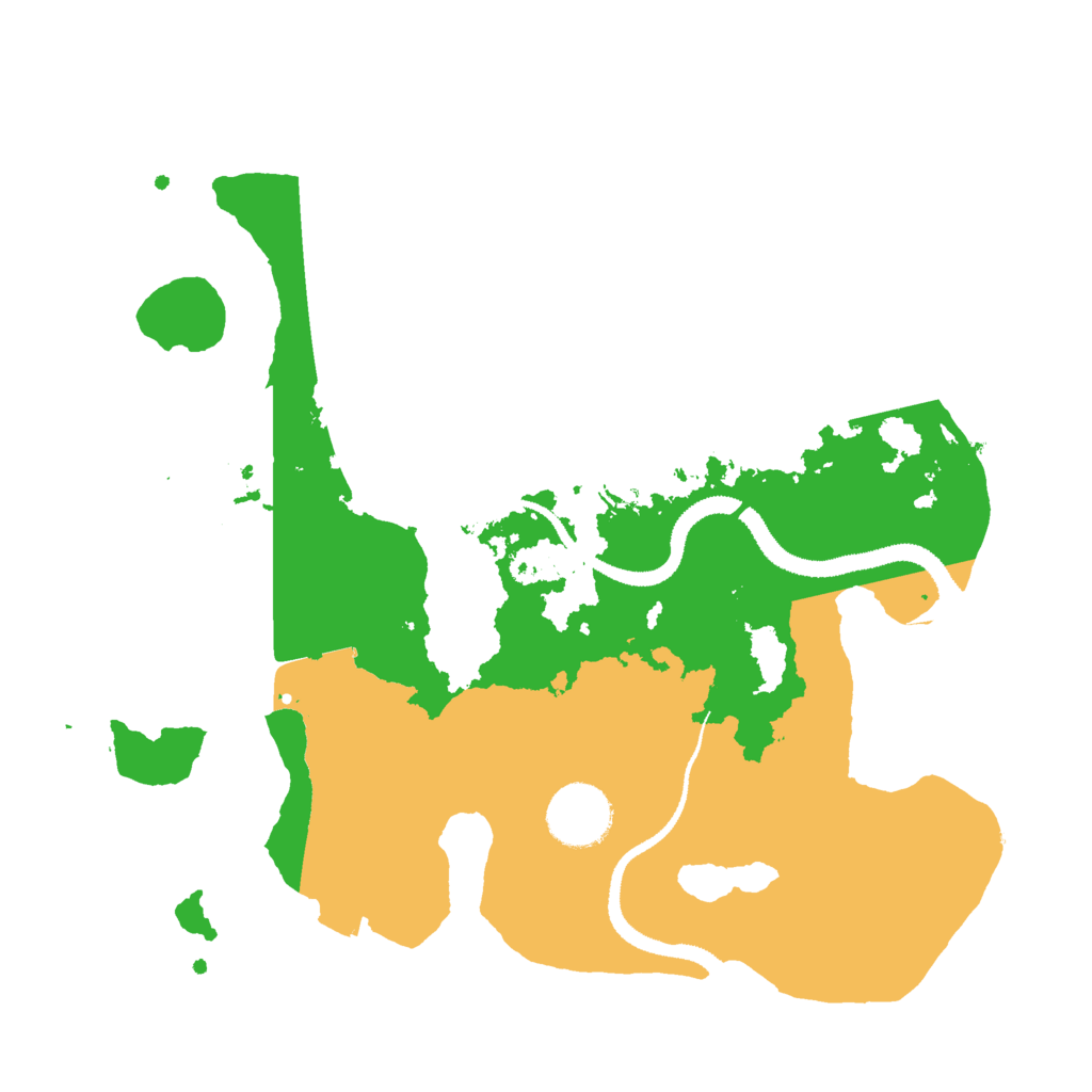 Biome Rust Map: Procedural Map, Size: 3000, Seed: 1484852967