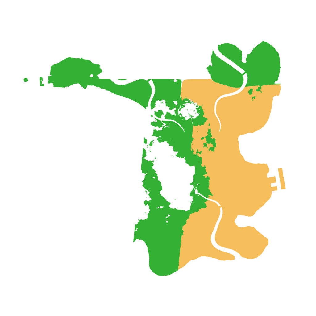 Biome Rust Map: Procedural Map, Size: 3000, Seed: 1813946859