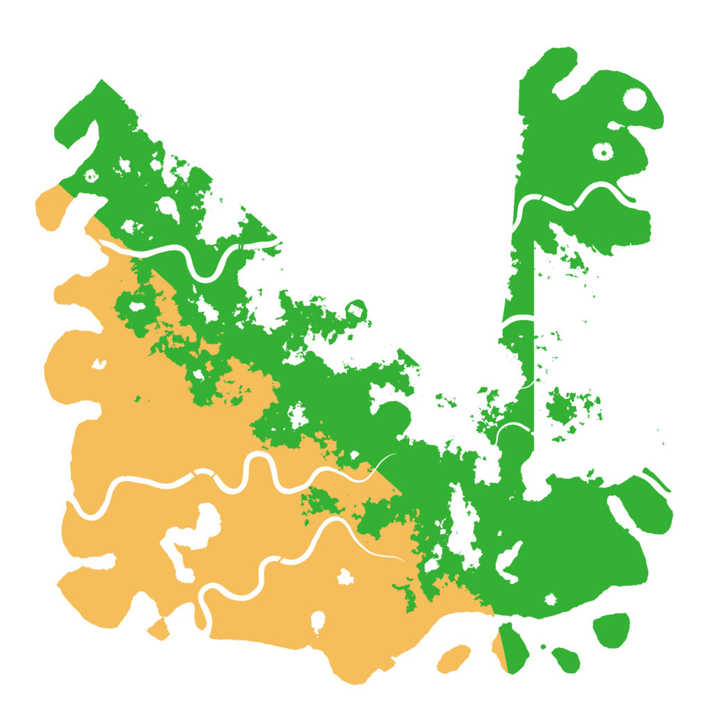 Biome Rust Map: Procedural Map, Size: 5499, Seed: 50032