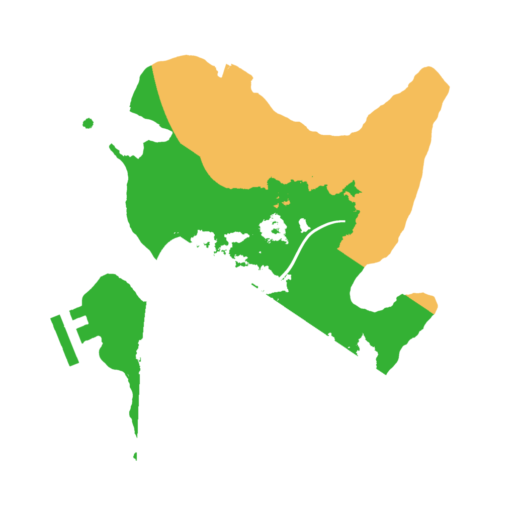 Biome Rust Map: Procedural Map, Size: 2000, Seed: 513791656