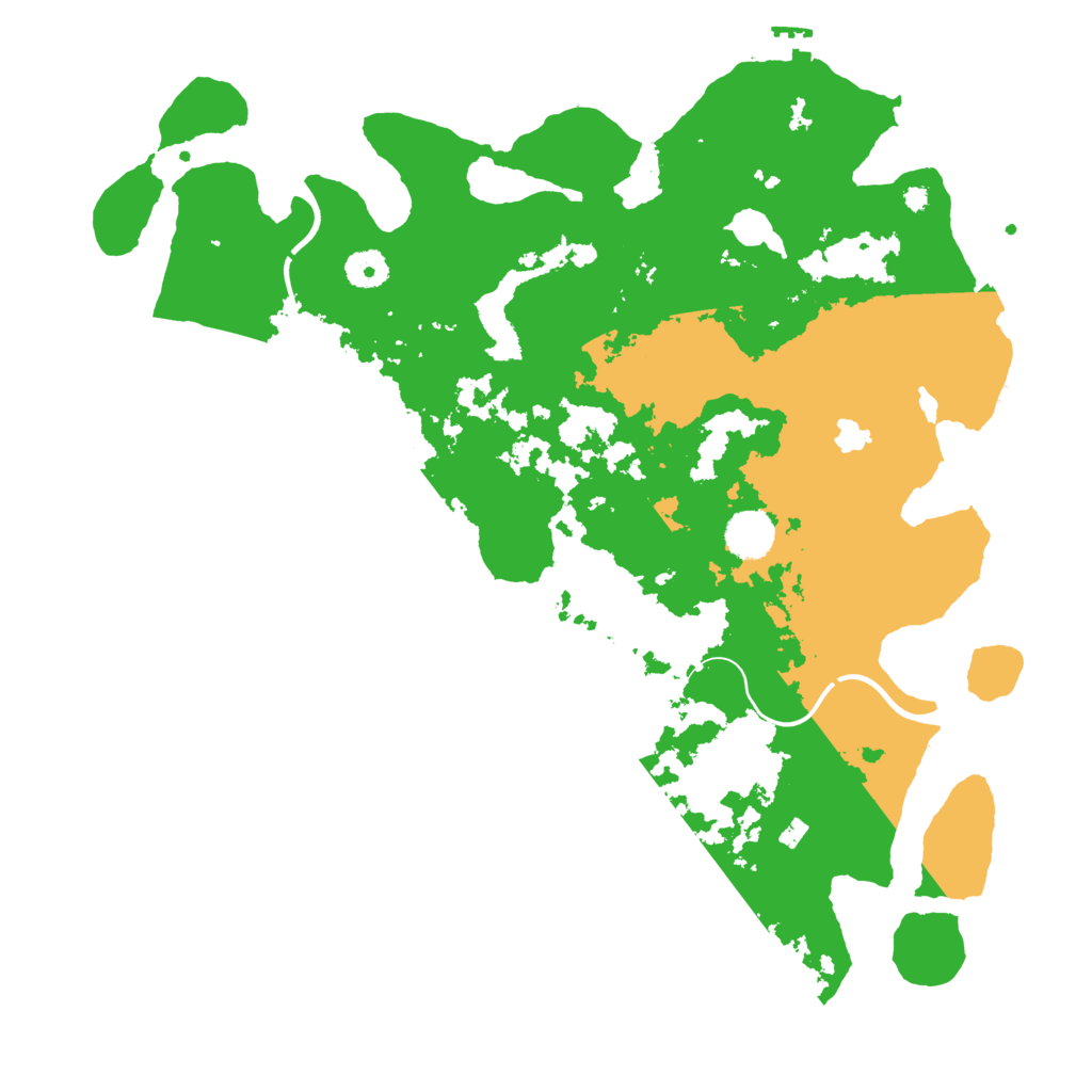 Biome Rust Map: Procedural Map, Size: 4000, Seed: 394604505
