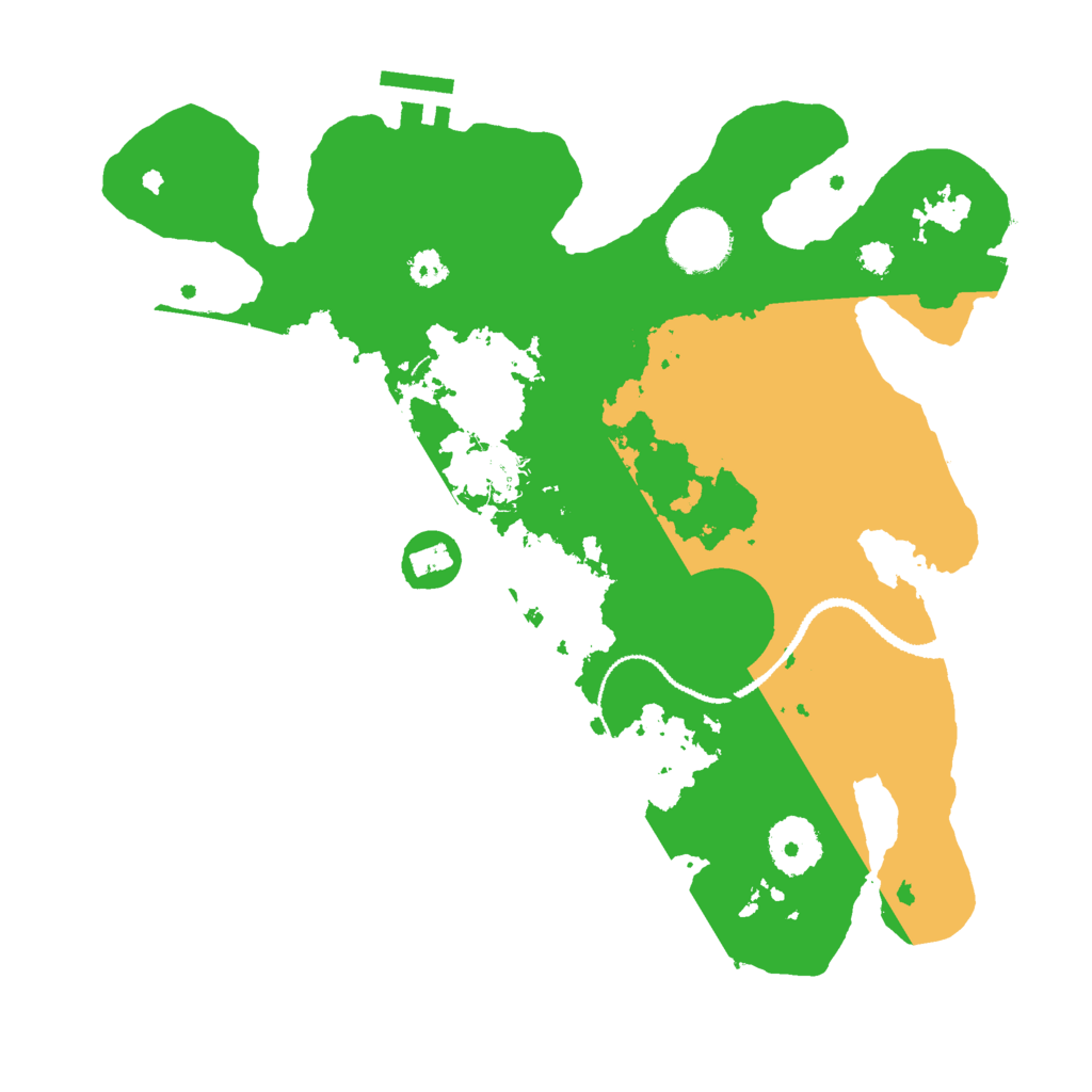 Biome Rust Map: Procedural Map, Size: 3000, Seed: 10161