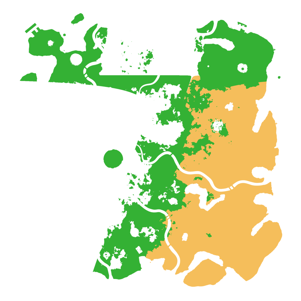 Biome Rust Map: Procedural Map, Size: 4621, Seed: 1041266173